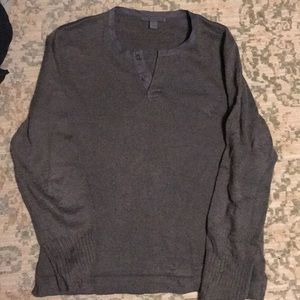 John Varvatos Henley pullover sweater